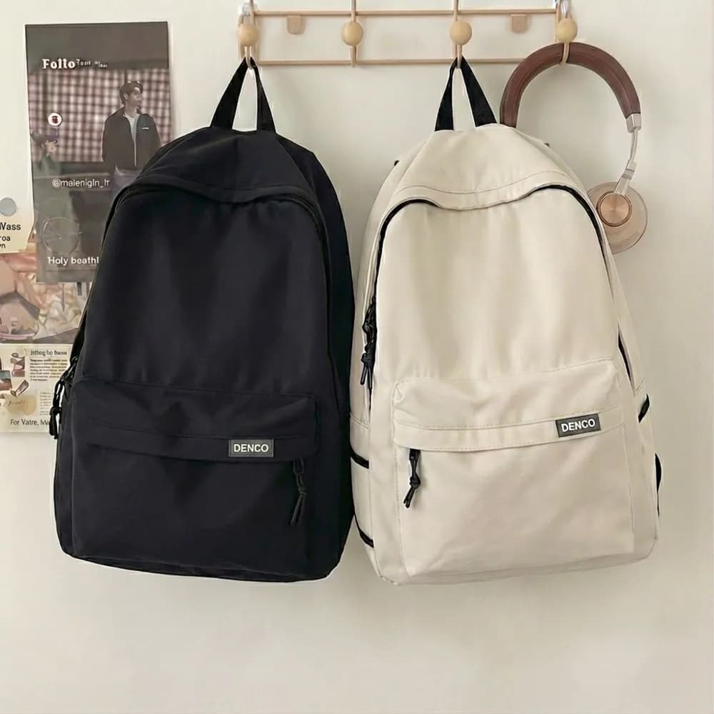 덴코 남녀공용 데일리 캐주얼 백팩