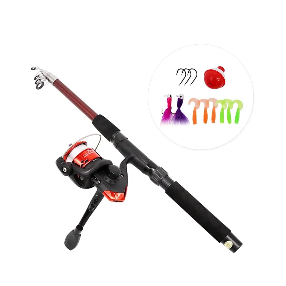 1+1 원투낚시대세트 초보자낚시 온가족낚시 갯바위 방파제 입문자용 MP-1800II