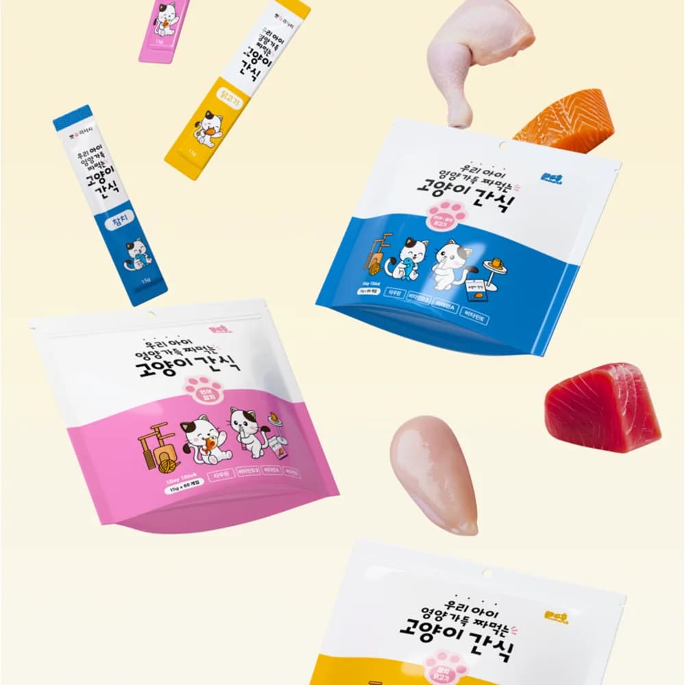 펫리서치 짜먹는 고양이 간식 츄