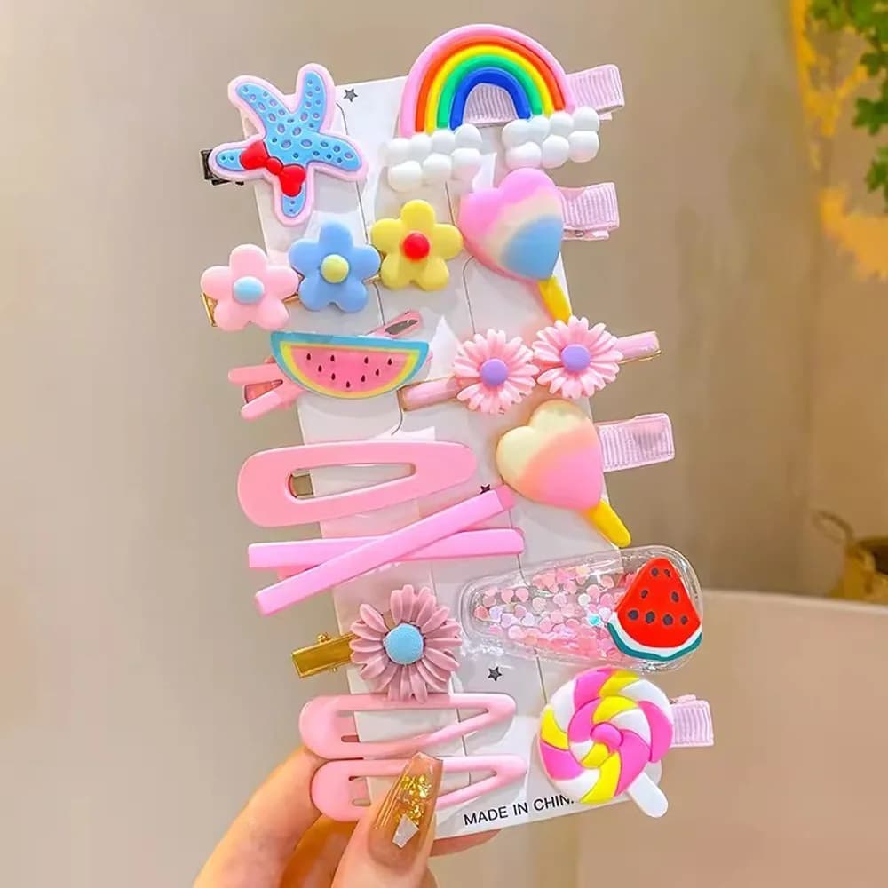 투데이리빙 56종 세트 데일리 머리핀 대용량 헤어 똑딱핀 헤어핀