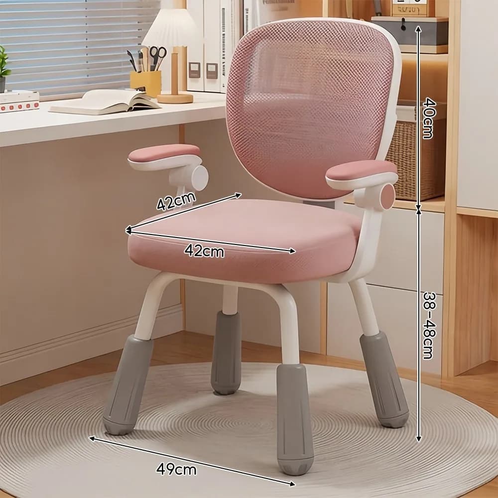학생의자 서재 의자 등받이가 있는 의자 어린이 의자