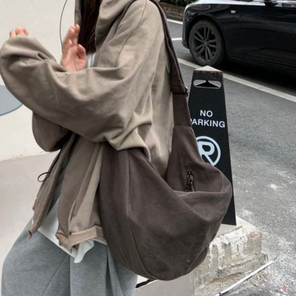 빈티지 반달 크로스 빅백 호보백 보부상 가방 숄더백 크로아상 메신저백
