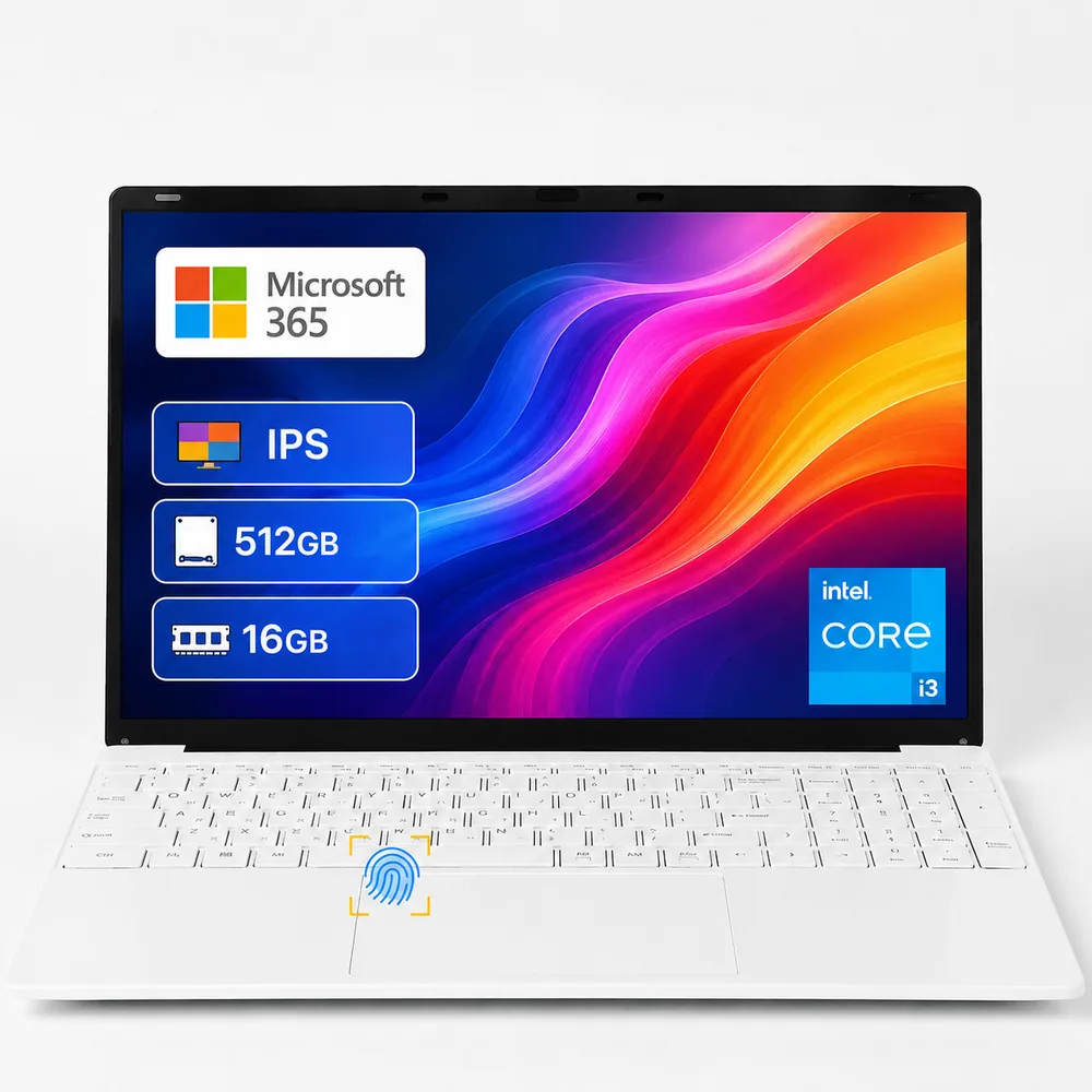 가성비 16.1인치 대화면 노트북 인텔 코어 i3-6006U 16GB RAM 512GB SSD FHD IPS 한글 키보드 윈도우10 Microsoft 365 지원 사무용 학습용B161-I3-16512 · WIN10 · 16GB · 512GB · 화이트