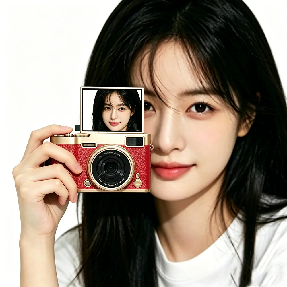 Y2K 감성 디지털 카메라 고화소 사진기 16배 줌 128G SD카드 포함