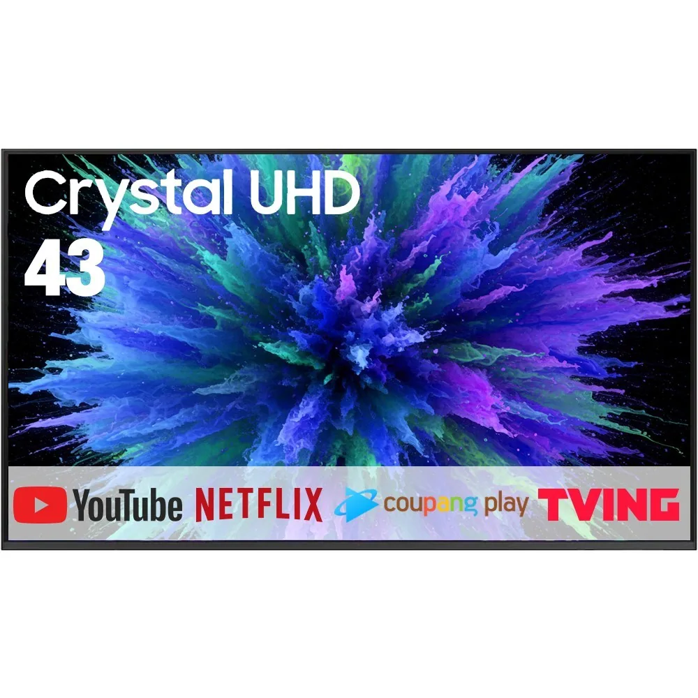 삼성전자 43인치 최신형 Crystal 크리스탈 UHD 4K 스마트 LED TV 43U8000F