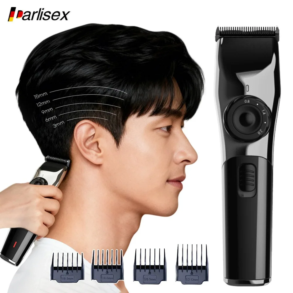 Darlisex 남자 바리깡 길이조절 저소음 전문가용 이발기 + 4빗세트