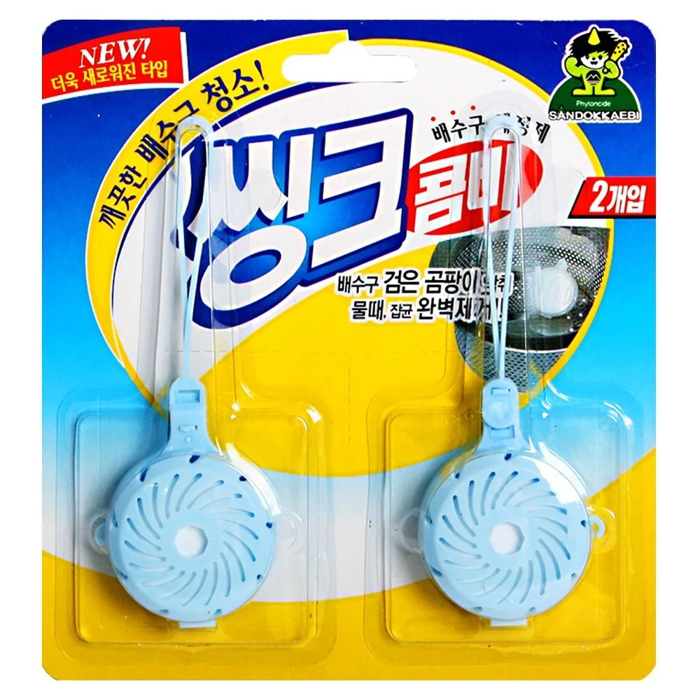 산도깨비 씽크콤비 배수구세정제, 15g, 1개
