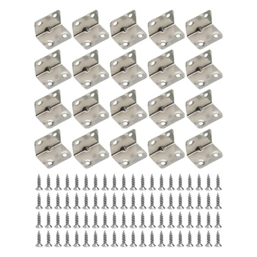 OON 코너 꺽쇠 20p + 나사 80p 세트