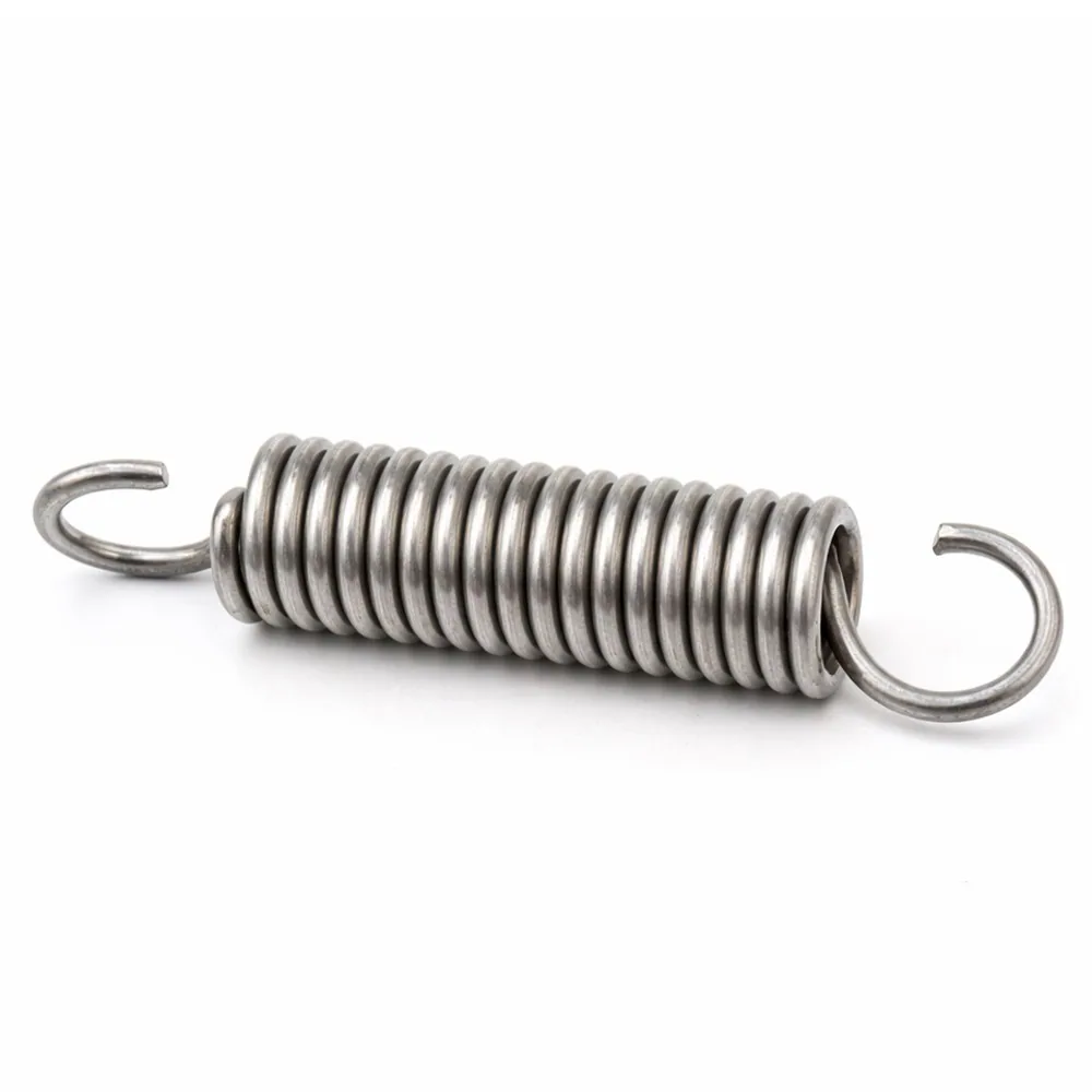 스텐 인장 스프링 SUS304 용수철 고리스프링 코일 장력 강력스프링, 10mmX50mm(..., 1개